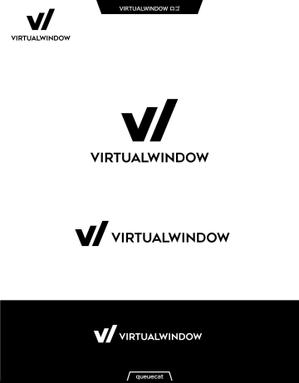 queuecat (queuecat)さんの会社名「VIRTUALWINDOW」のインパクトあるロゴの製作への提案