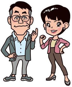 関重信 (gebu)さんのラジオドラマの男性・女性のキャラクターデザイン制作への提案