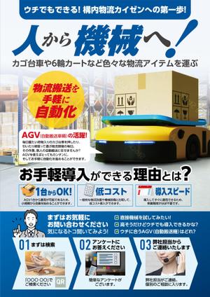 ichi (ichi-27)さんの製造業の展示会におけるA4手配りチラシデザインのご依頼への提案