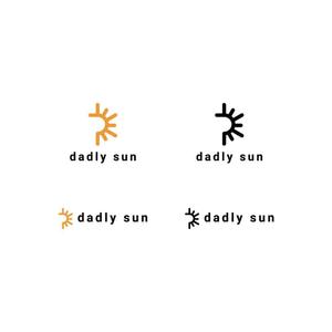 BUTTER GRAPHICS (tsukasa110)さんの雑貨商品に印刷するオリジナルブランド「dadly sun」のロゴへの提案