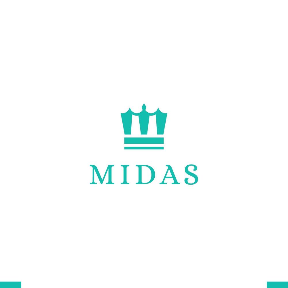 100年続く東京下町の学校用品店　MIDAS(マイダス）のロゴ制作