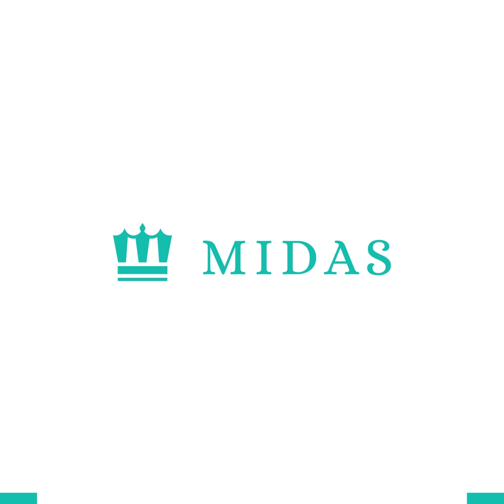 100年続く東京下町の学校用品店　MIDAS(マイダス）のロゴ制作
