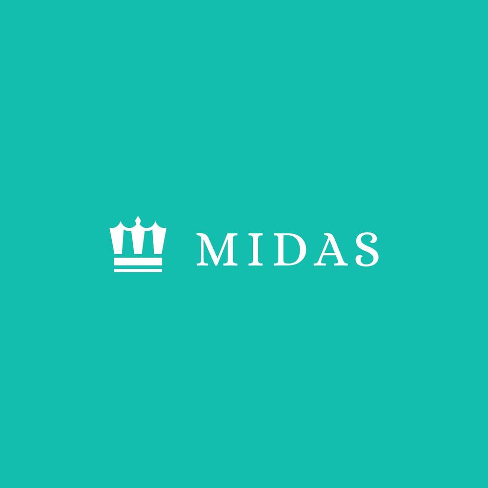 100年続く東京下町の学校用品店　MIDAS(マイダス）のロゴ制作