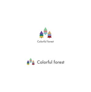 nakagami (nakagami3)さんのレディースアパレルショップサイト「Colorful forest」のロゴへの提案