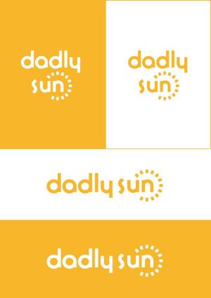 晴 (haru-mt)さんの雑貨商品に印刷するオリジナルブランド「dadly sun」のロゴへの提案