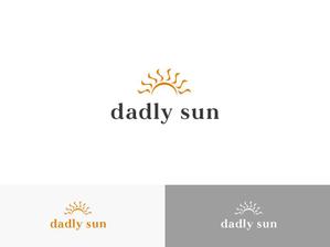 ケイ / Kei (solo31)さんの雑貨商品に印刷するオリジナルブランド「dadly sun」のロゴへの提案