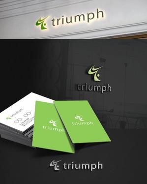 D.R DESIGN (Nakamura__)さんの「トライアンフ合同会社（triumph LLC)」の社名ロゴへの提案