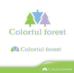 Hiko-KZ Design (hiko-kz)さんのレディースアパレルショップサイト「Colorful forest」のロゴへの提案