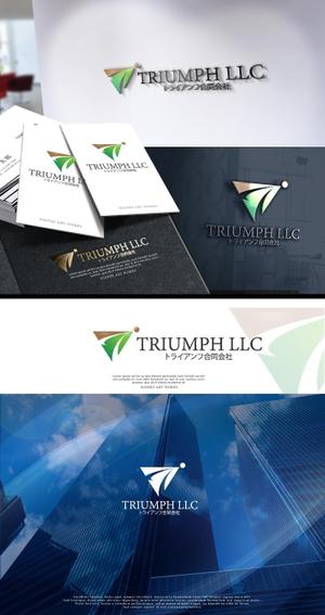 NJONESKYDWS (NJONES)さんの「トライアンフ合同会社（triumph LLC)」の社名ロゴへの提案