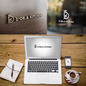 oldnewtown. (oldnewtown)さんの洋菓子店が展開するカフェ『D'OR. & KITCHEN』のロゴへの提案