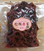 MoMo (plus_nekonote)さんの新商品　松阪赤菜のお漬物ラベルデザインへの提案