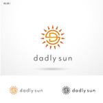 O-tani24 (sorachienakayoshi)さんの雑貨商品に印刷するオリジナルブランド「dadly sun」のロゴへの提案