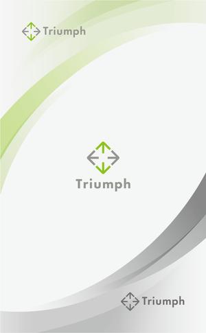 Gold Design (juncopic)さんの「トライアンフ合同会社（triumph LLC)」の社名ロゴへの提案