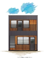 MARKS DESIGN (Marks27)さんのアパート外壁リノベーションデザインへの提案