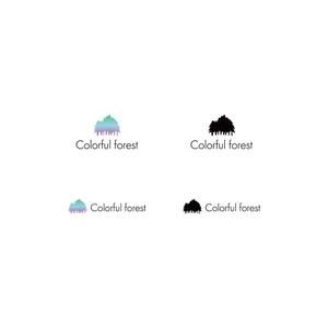 BUTTER GRAPHICS (tsukasa110)さんのレディースアパレルショップサイト「Colorful forest」のロゴへの提案