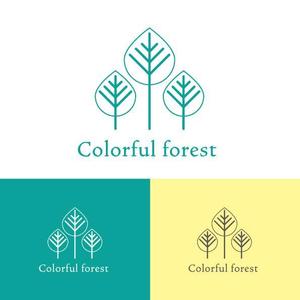 Planta2 design (Planta2)さんのレディースアパレルショップサイト「Colorful forest」のロゴへの提案