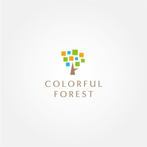 tanaka10 (tanaka10)さんのレディースアパレルショップサイト「Colorful forest」のロゴへの提案