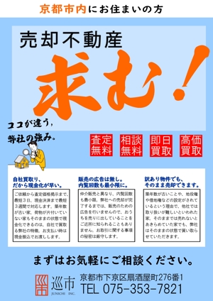 nanasaku0603 (bisco0603)さんの不動産「売却物件募集」の広告作成への提案