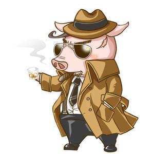 PKYKさんのハードボイルドでちょいワルなブタのキャラクターへの提案