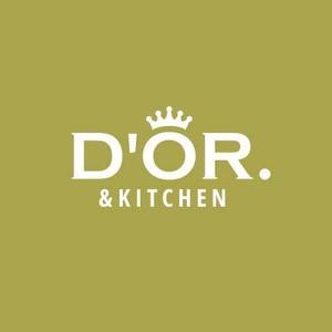 ns_works (ns_works)さんの洋菓子店が展開するカフェ『D'OR. & KITCHEN』のロゴへの提案