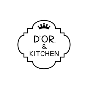 MINORI (minori-17)さんの洋菓子店が展開するカフェ『D'OR. & KITCHEN』のロゴへの提案