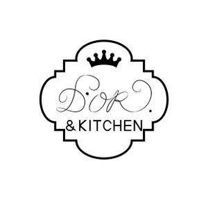 MINORI (minori-17)さんの洋菓子店が展開するカフェ『D'OR. & KITCHEN』のロゴへの提案