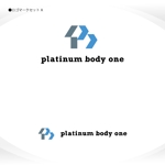 358eiki (tanaka_358_eiki)さんのパーソナルトレーニングジム　プラチナボディワン（platinum　body　one）　のロゴへの提案