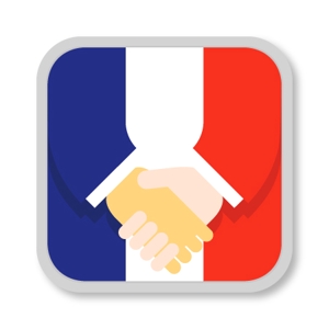 Premium ()さんの外交フランス語教材iPhoneアプリのアイコン制作への提案