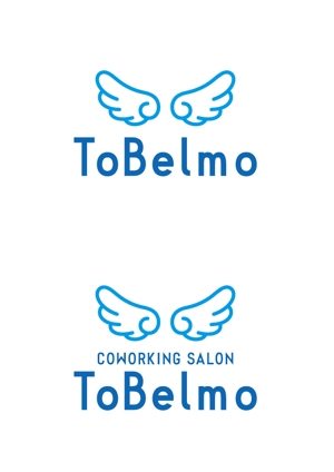 m_flag (matsuyama_hata)さんのコワーキングサロン「ToBelmo」のロゴへの提案