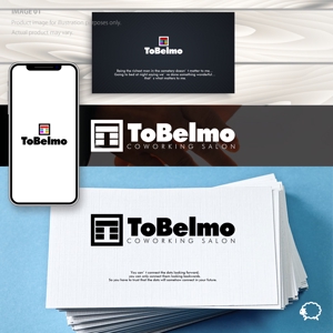レテン・クリエイティブ (tattsu0812)さんのコワーキングサロン「ToBelmo」のロゴへの提案