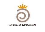 tora (tora_09)さんの洋菓子店が展開するカフェ『D'OR. & KITCHEN』のロゴへの提案