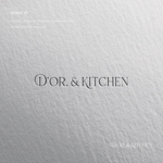 doremi (doremidesign)さんの洋菓子店が展開するカフェ『D'OR. & KITCHEN』のロゴへの提案