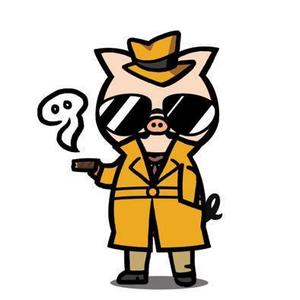 さとうけいこ (satokeiko)さんのハードボイルドでちょいワルなブタのキャラクターへの提案