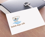 IandO (zen634)さんのカフェ「Switch days cafe」のロゴへの提案