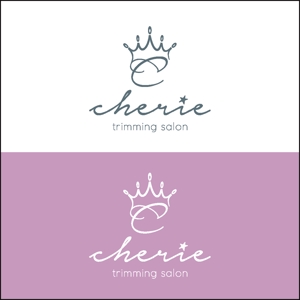 Rocca design (haruharuhare)さんのトリミングサロンのお店「chérie」ロゴへの提案