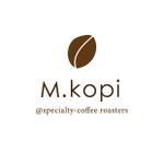 Island nana (kona1988)さんの「珈琲焙煎    M.kopi  @specialty-coffee roasters」のロゴへの提案