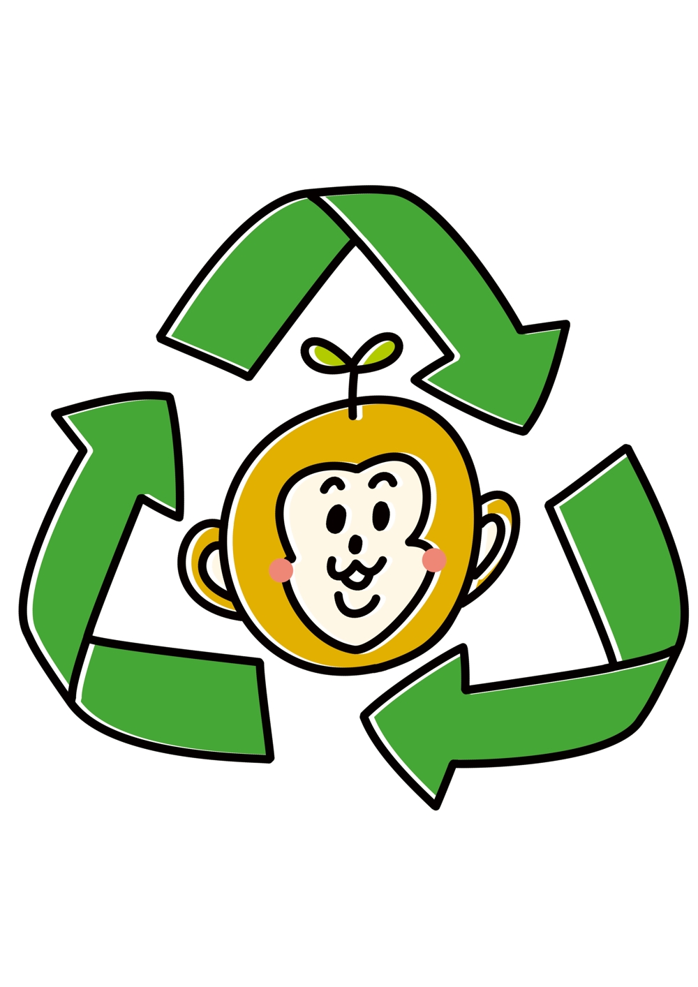 リサイクルショップのウェブサイトのロゴ