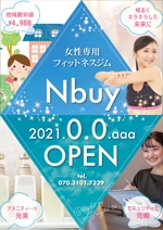 mayumasaru (mayumasaru)さんのフィットネスジム　「Nbuy]のチラシへの提案