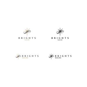 BUTTER GRAPHICS (tsukasa110)さんの美容クリニック「BRIGHTS beauty clinic」の絵ロゴへの提案