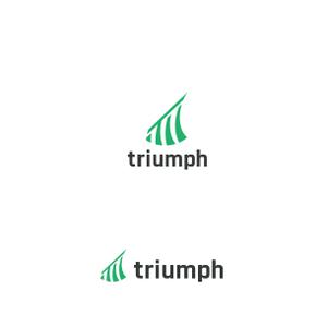 ヒロユキヨエ (OhnishiGraphic)さんの「トライアンフ合同会社（triumph LLC)」の社名ロゴへの提案