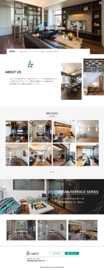 K-m ()さんの福岡の高級戸建住宅販売会社様のサイトリニューアル、トップページデザイン（PC版）の制作をお願いしますへの提案