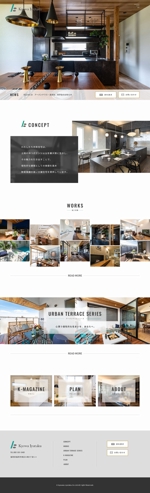 KAKERU (sh_ktdn)さんの福岡の高級戸建住宅販売会社様のサイトリニューアル、トップページデザイン（PC版）の制作をお願いしますへの提案