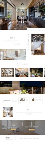 N.create (moisyo)さんの福岡の高級戸建住宅販売会社様のサイトリニューアル、トップページデザイン（PC版）の制作をお願いしますへの提案