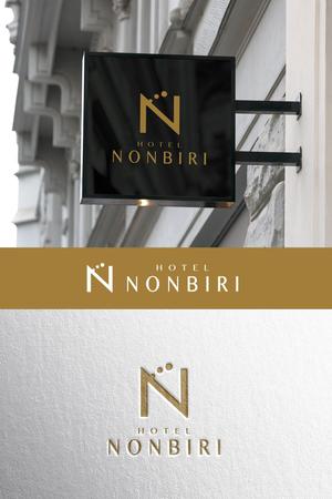 YOO GRAPH (fujiseyoo)さんのホテル名「NONBIRI」のロゴ作成をお願い致しますへの提案
