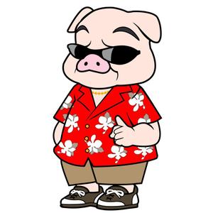 金井　登 (N_Kanai)さんのハードボイルドでちょいワルなブタのキャラクターへの提案