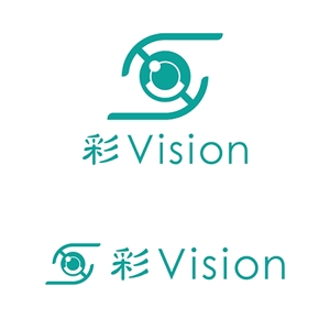 designoffice103plusさんの高精細ディスプレイ「彩Vision」のロゴへの提案