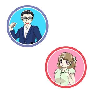しみしみ (itimatu5label)さんのラジオドラマの男性・女性のキャラクターデザイン制作への提案