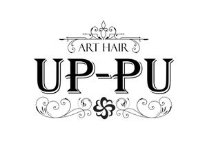 CHICKEMOO (chickemoo513)さんの※急募※　美容院「ART　HAIR　UP-PU」のロゴ募集への提案