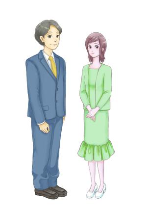 kumapeke ()さんのラジオドラマの男性・女性のキャラクターデザイン制作への提案