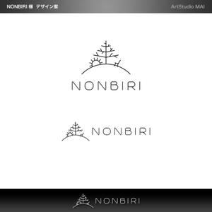 ArtStudio MAI (minami-mi-natz)さんのホテル名「NONBIRI」のロゴ作成をお願い致しますへの提案
